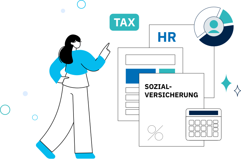 HR-Dienstleistungen für HR-Prozesse, Administration und Payroll.